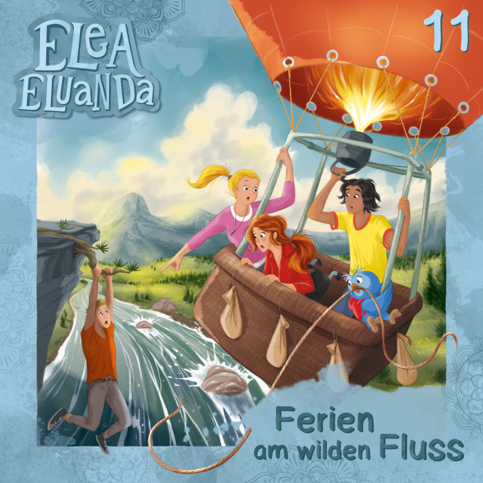 Elea Eluanda Folge 11 Ferien am wilden Fluss Elea, Ravi und Rosa im Heißluftballon mit Ezechiel